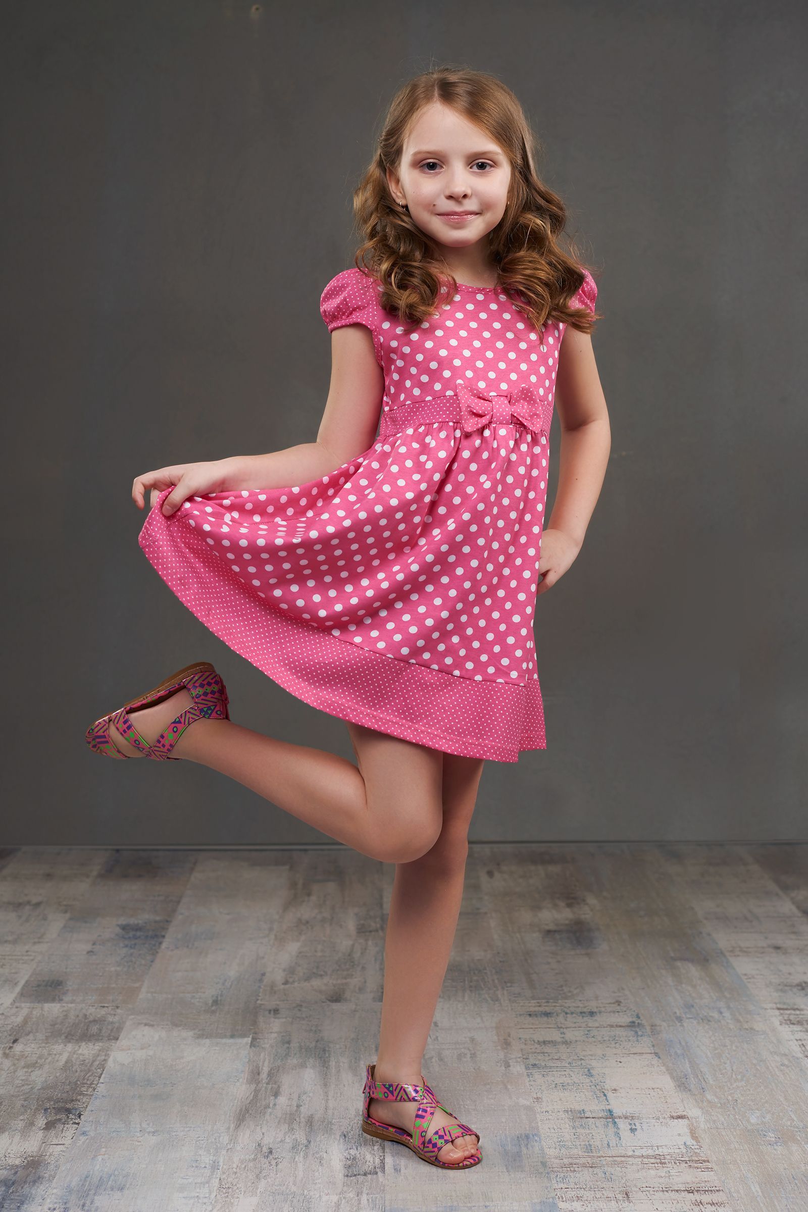 Платье-ПЛ02-2142 оптом от производителя детской одежды 'Алёна'