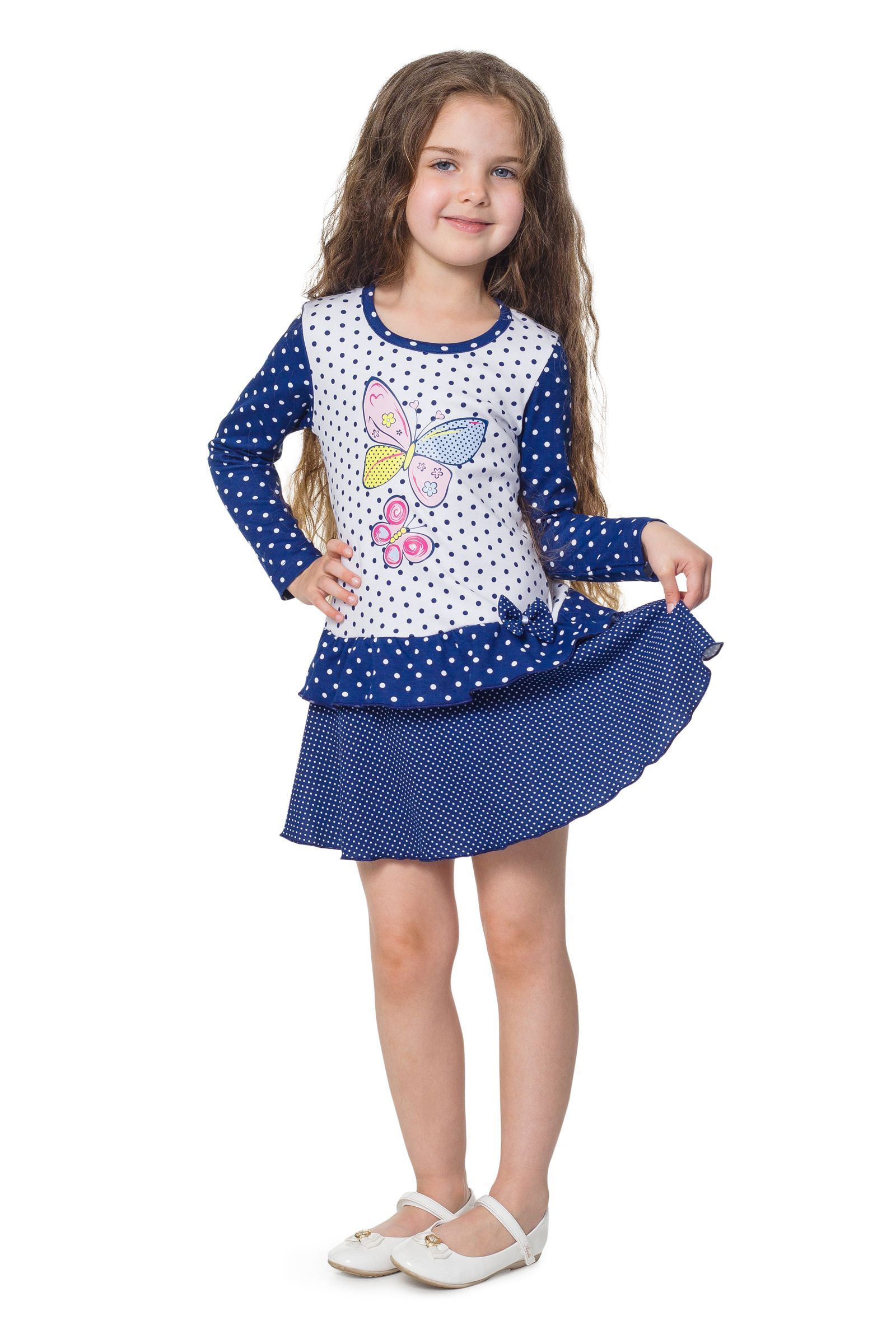 Платье-ПЛ01-2129 оптом от производителя детской одежды 'Алёна'