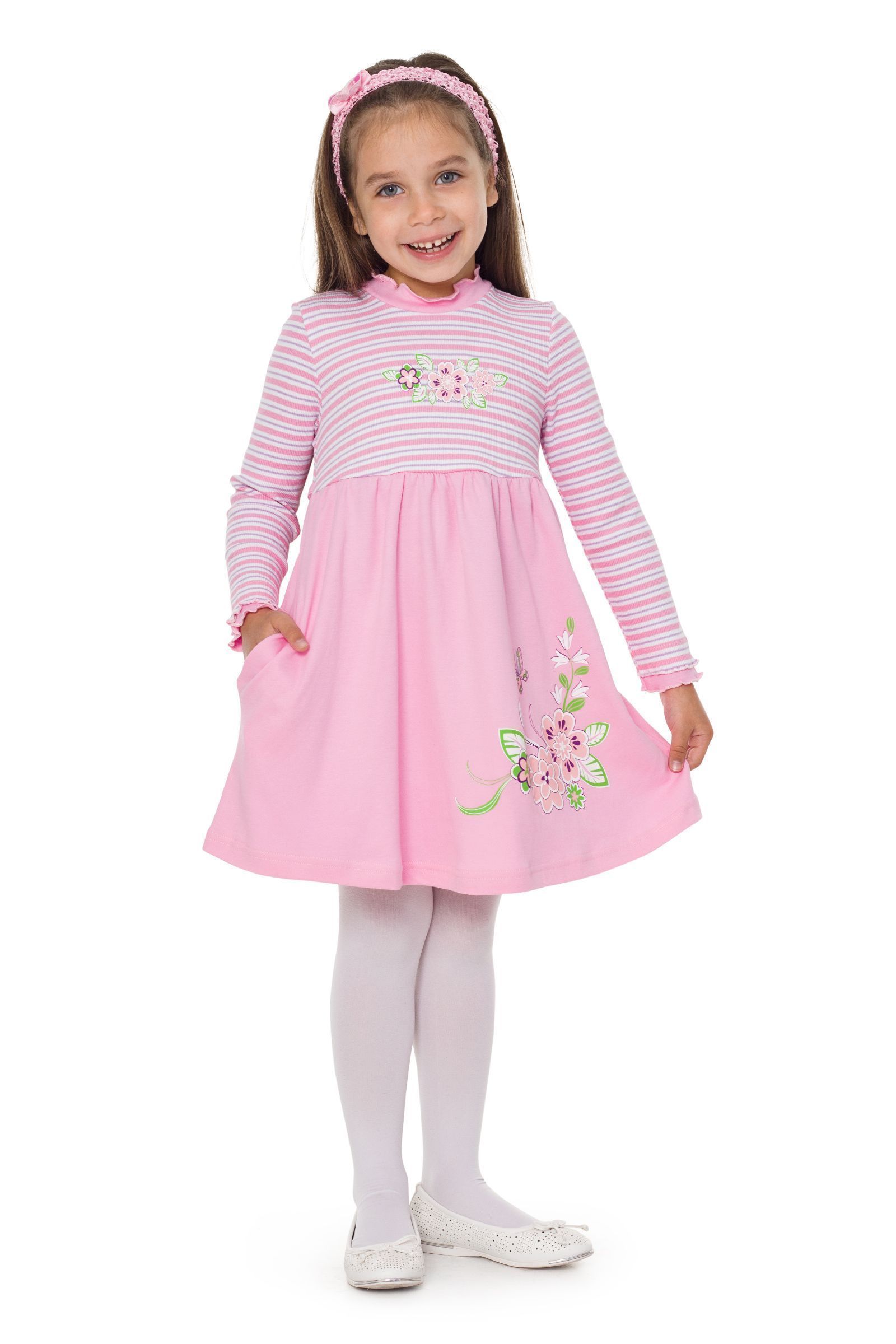 Платье-ПЛ01-1295 оптом от производителя детской одежды 'Алёна'