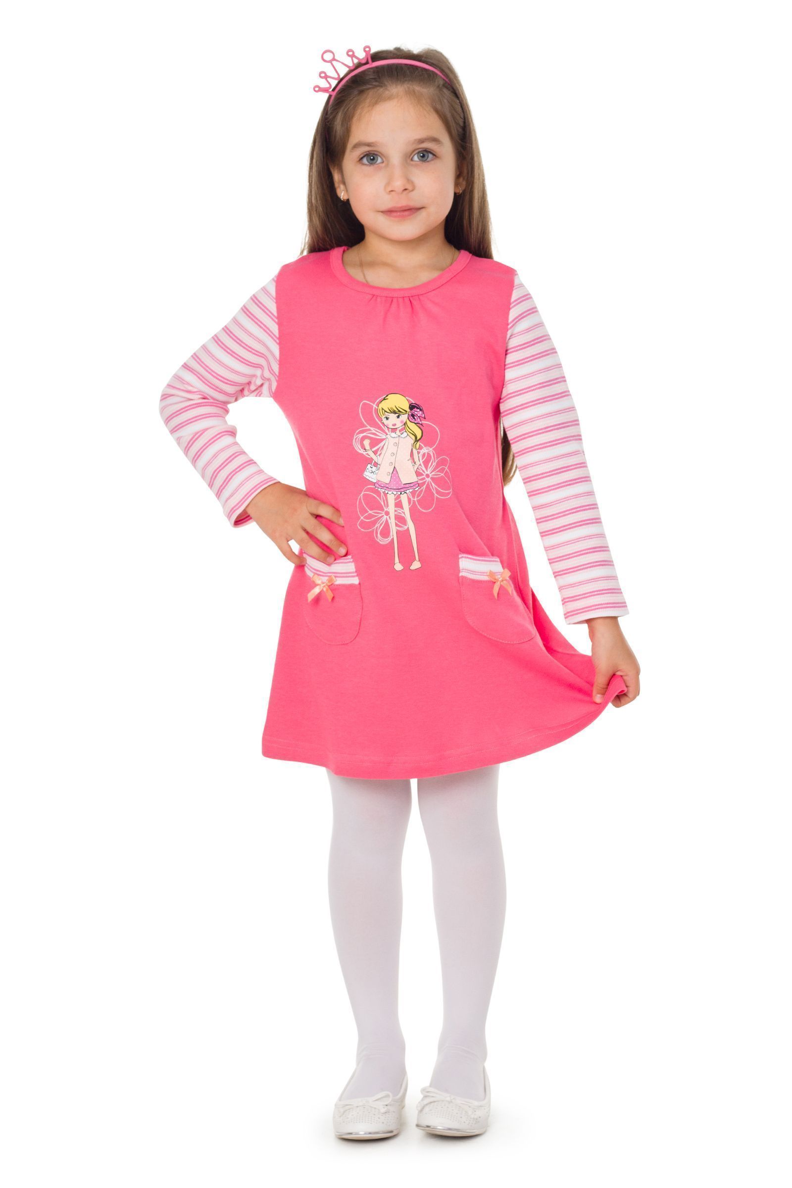 Платье-ПЛ01-1586 оптом от производителя детской одежды 'Алёна'