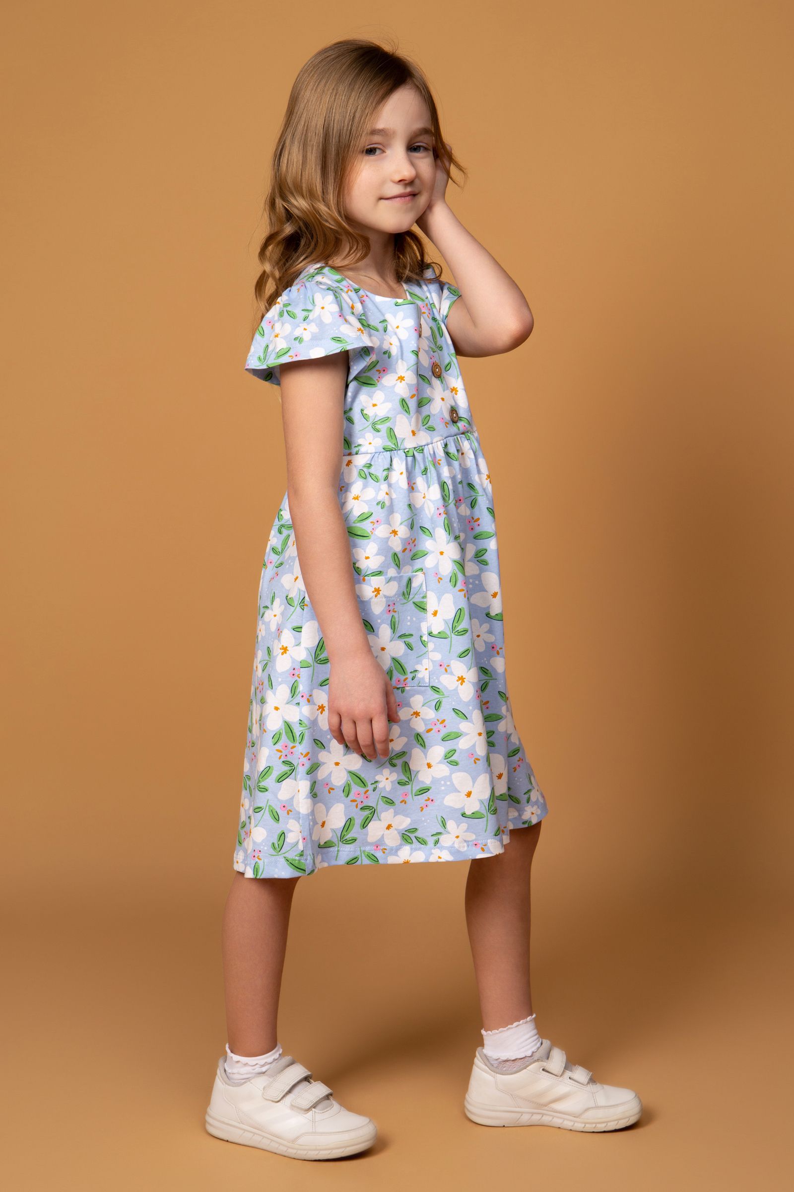 Платье-ПЛ02-4370 оптом от производителя детской одежды 'Алёна'