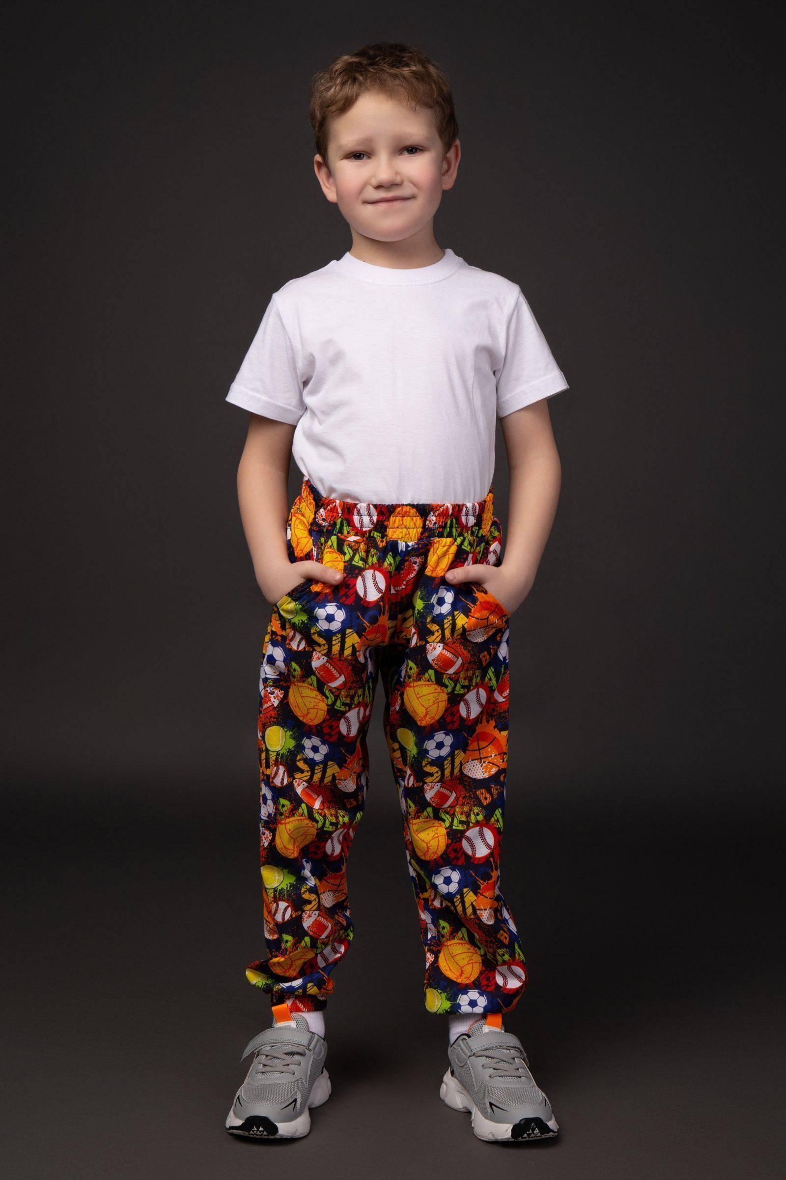 Брюки-БР02-4433 оптом от производителя детской одежды 'Алёна'