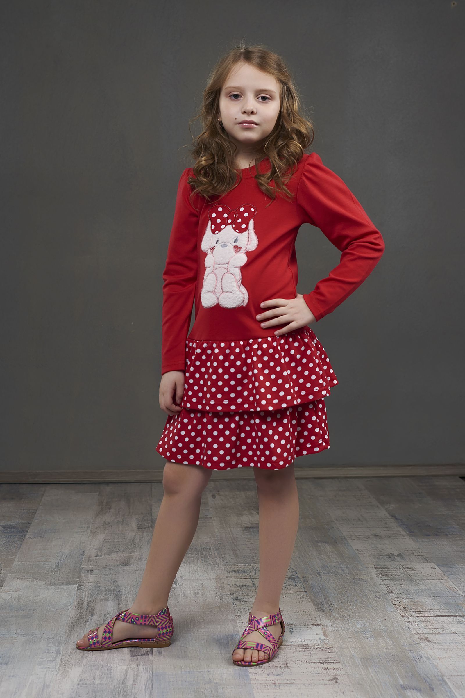 Платье-ПЛ01-2210 оптом от производителя детской одежды 'Алёна'