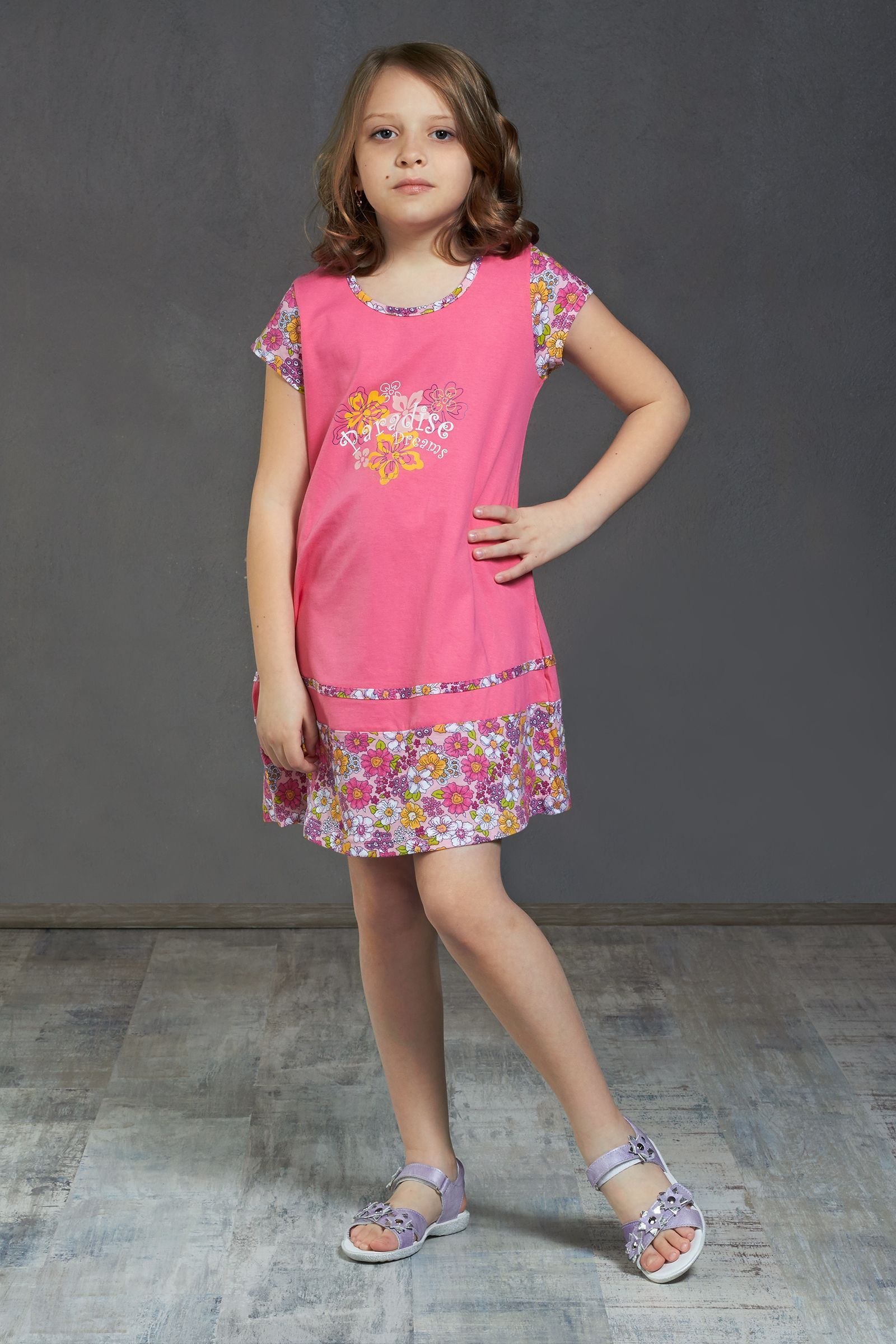 Платье-ПЛ02-2190 оптом от производителя детской одежды 'Алёна'