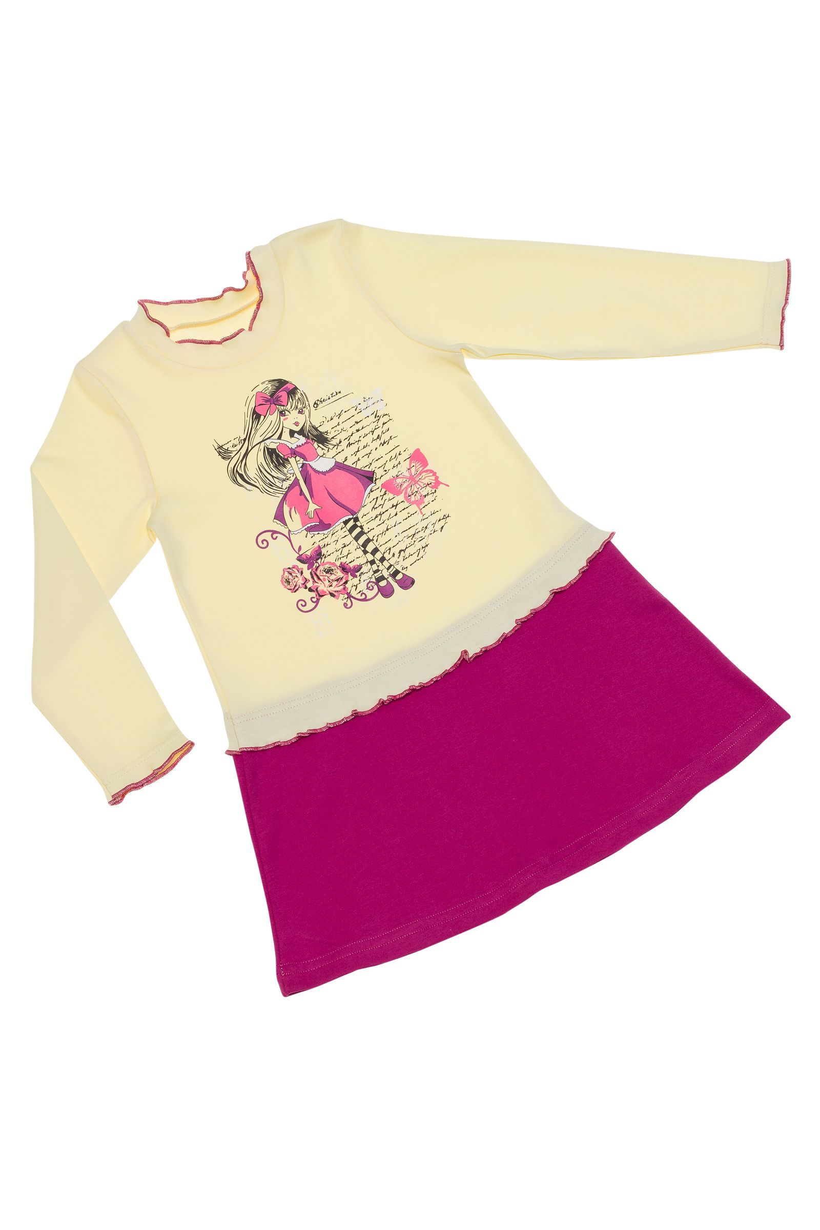 Платье-ПЛ01-1873 оптом от производителя детской одежды 'Алёна'