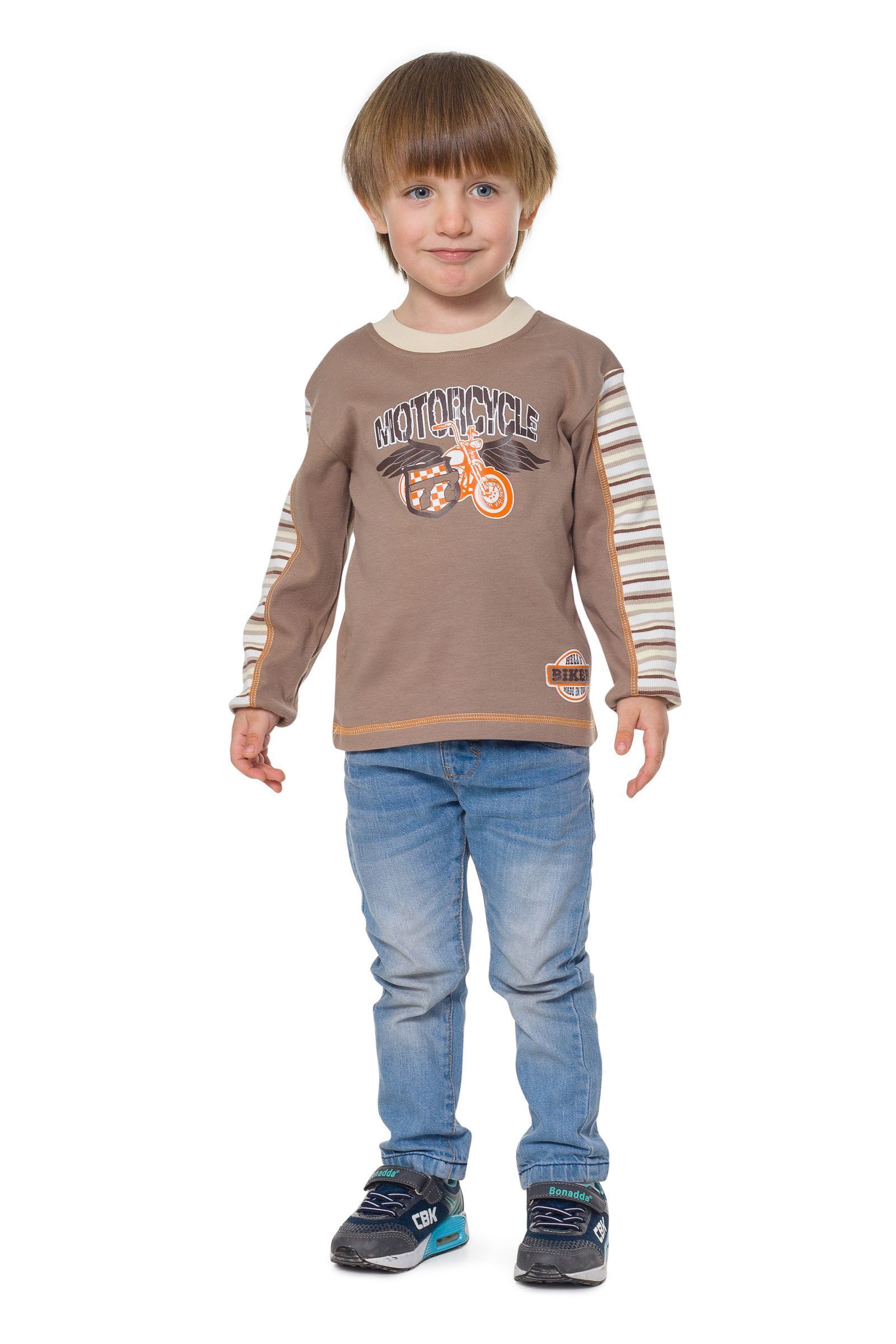 Лонгслив-ДЖ01-1081 оптом от производителя детской одежды 'Алёна'