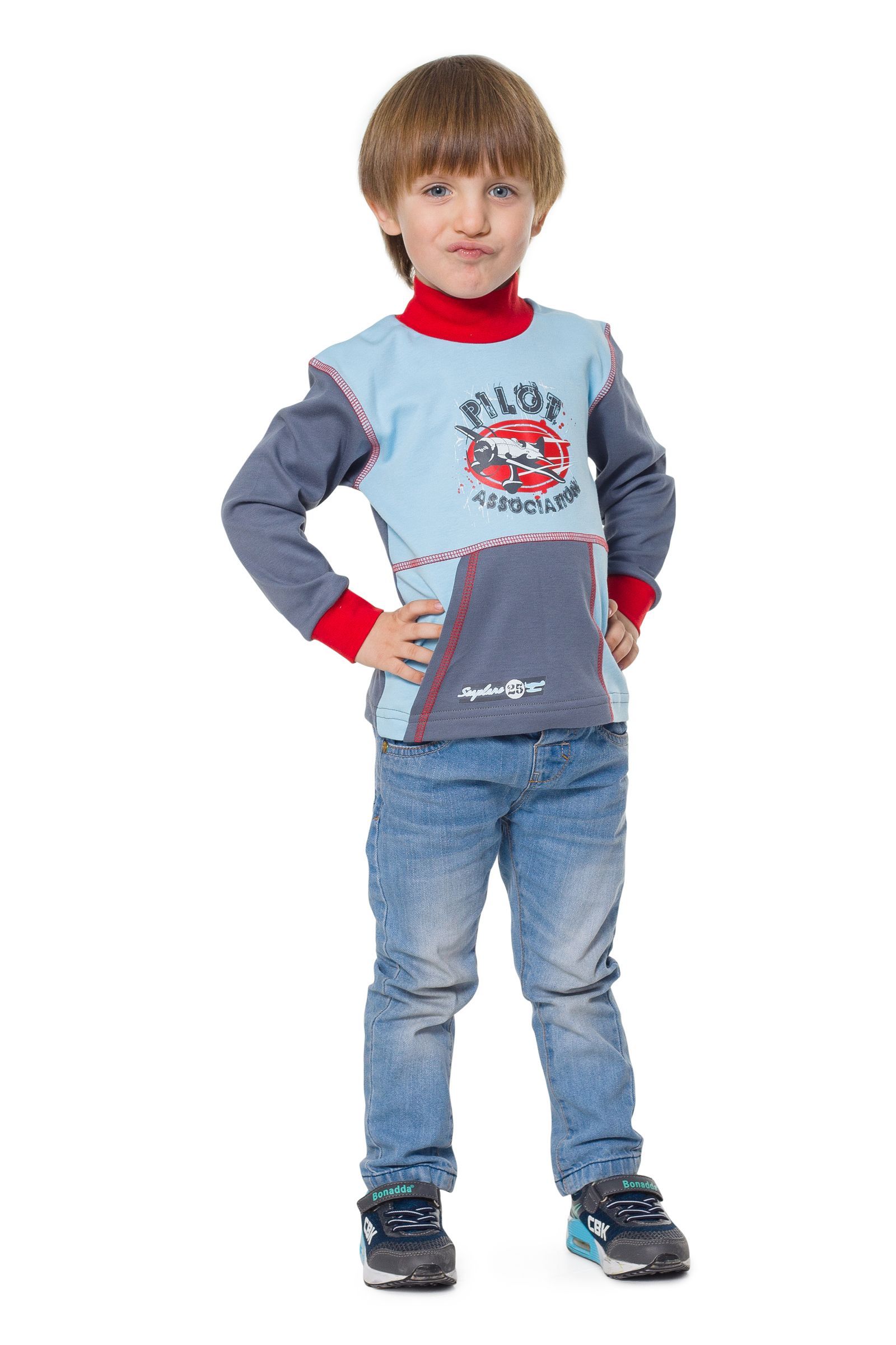 Лонгслив-ДЖ01-1090 оптом от производителя детской одежды 'Алёна'