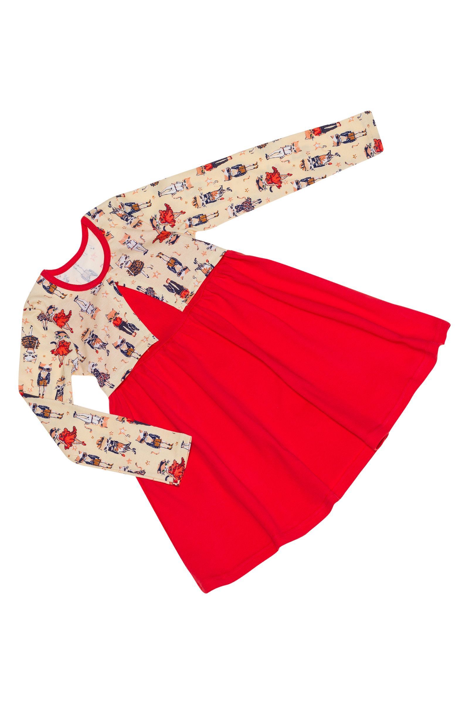Платье-ПЛ01-2445 оптом от производителя детской одежды 'Алёна'