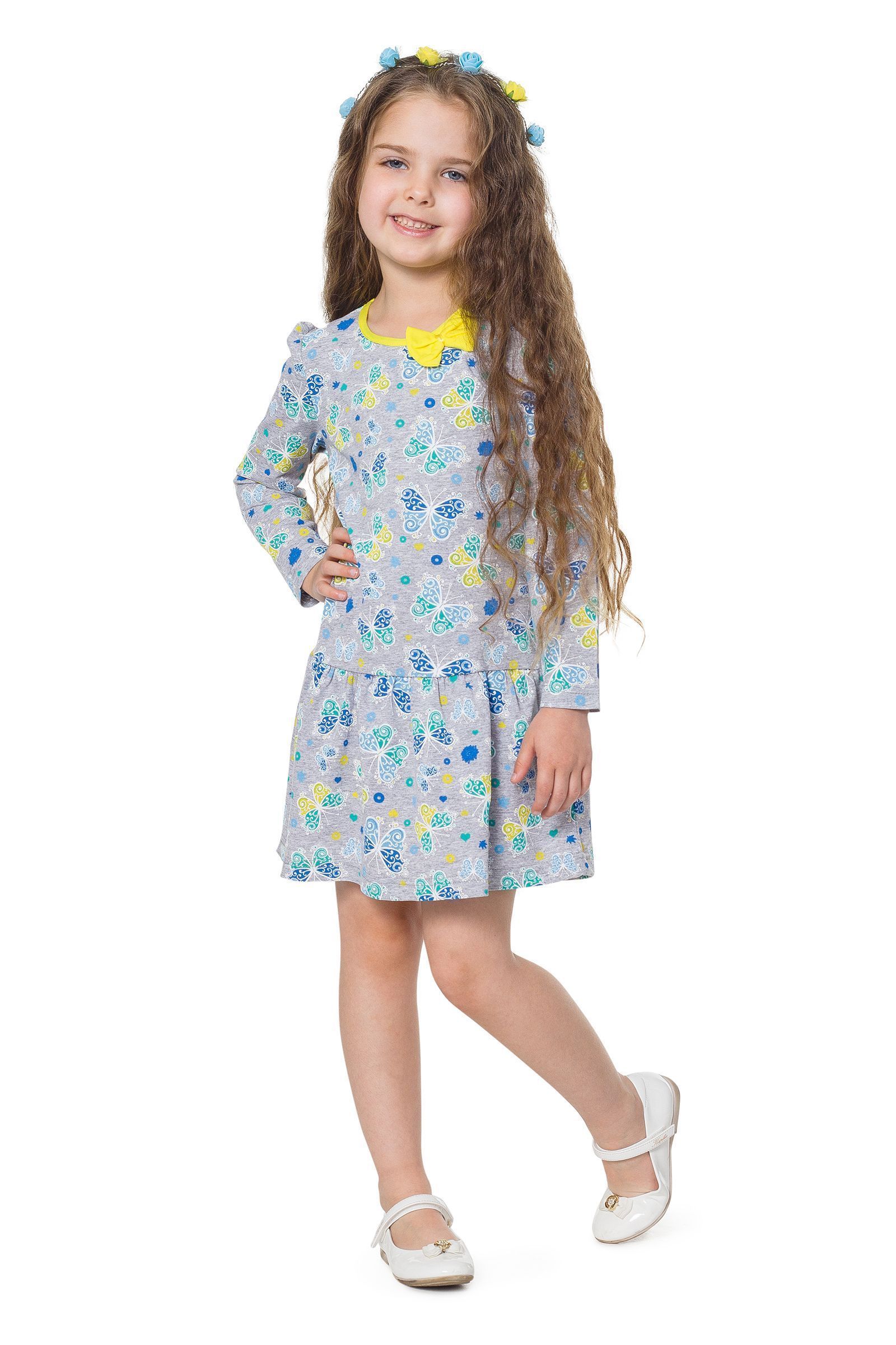 Платье-ПЛ02-2352 оптом от производителя детской одежды 'Алёна'