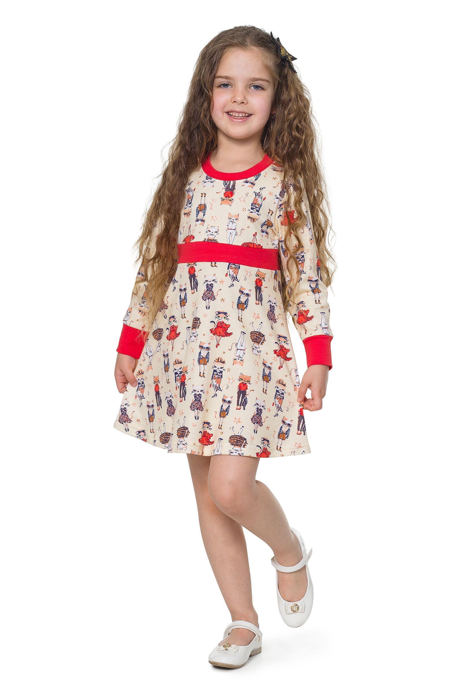 Платье-ПЛ01-2483 оптом от производителя детской одежды 'Алёна'