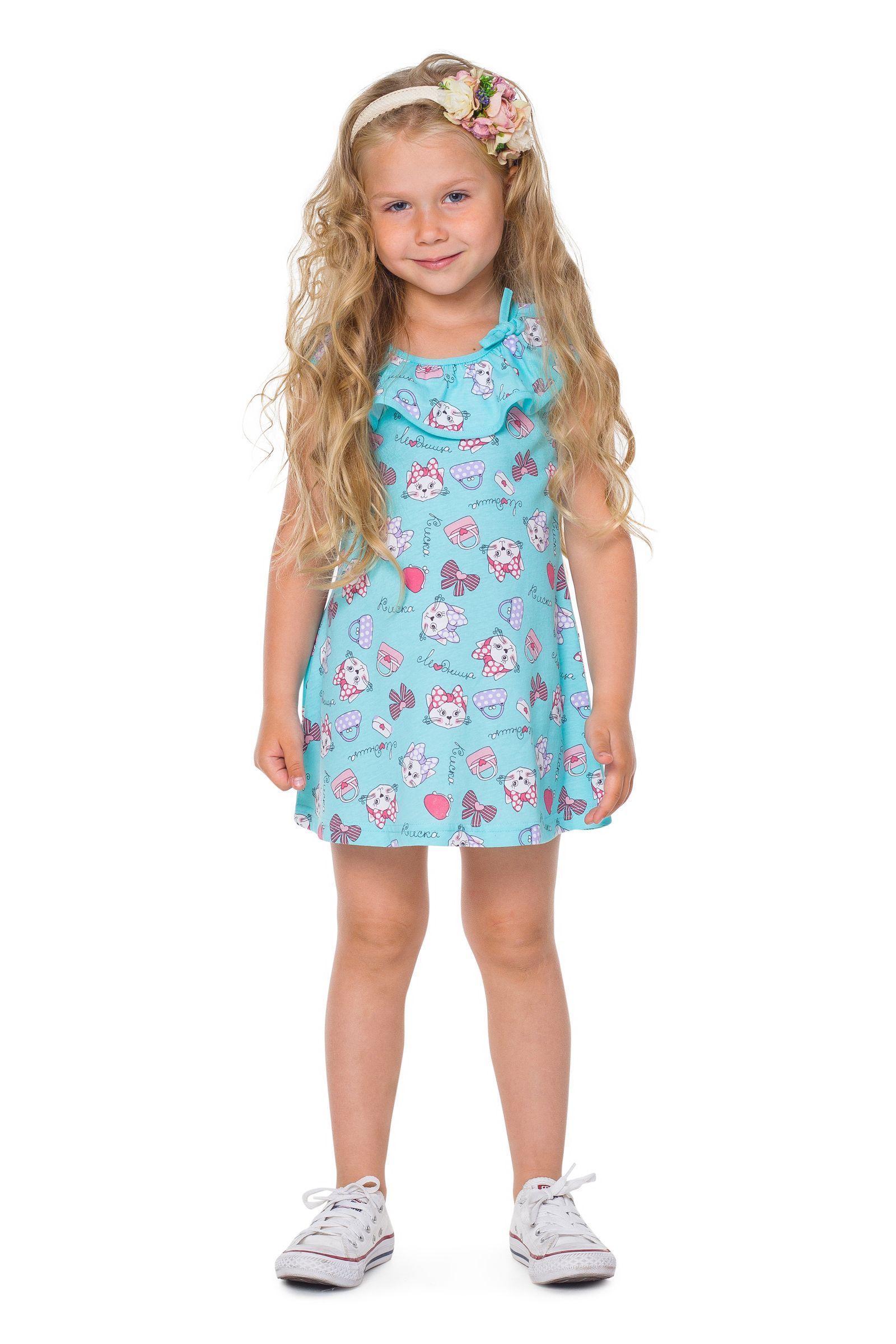 Платье-ПЛ02-2375 оптом от производителя детской одежды 'Алёна'