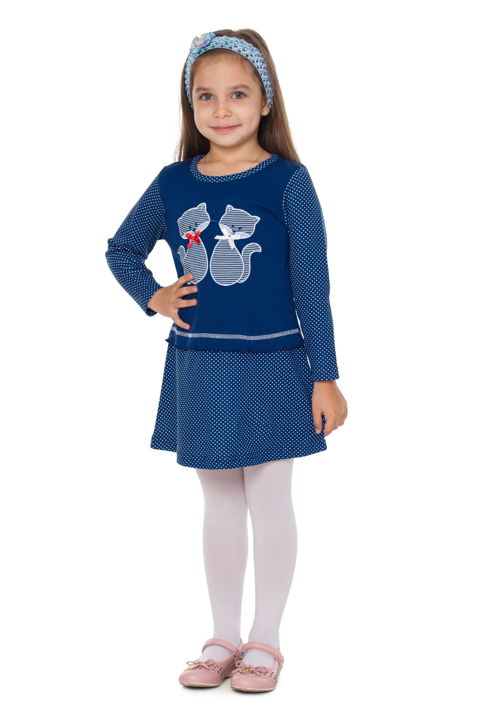 Платье-ПЛ01-2555 оптом от производителя детской одежды 'Алёна'
