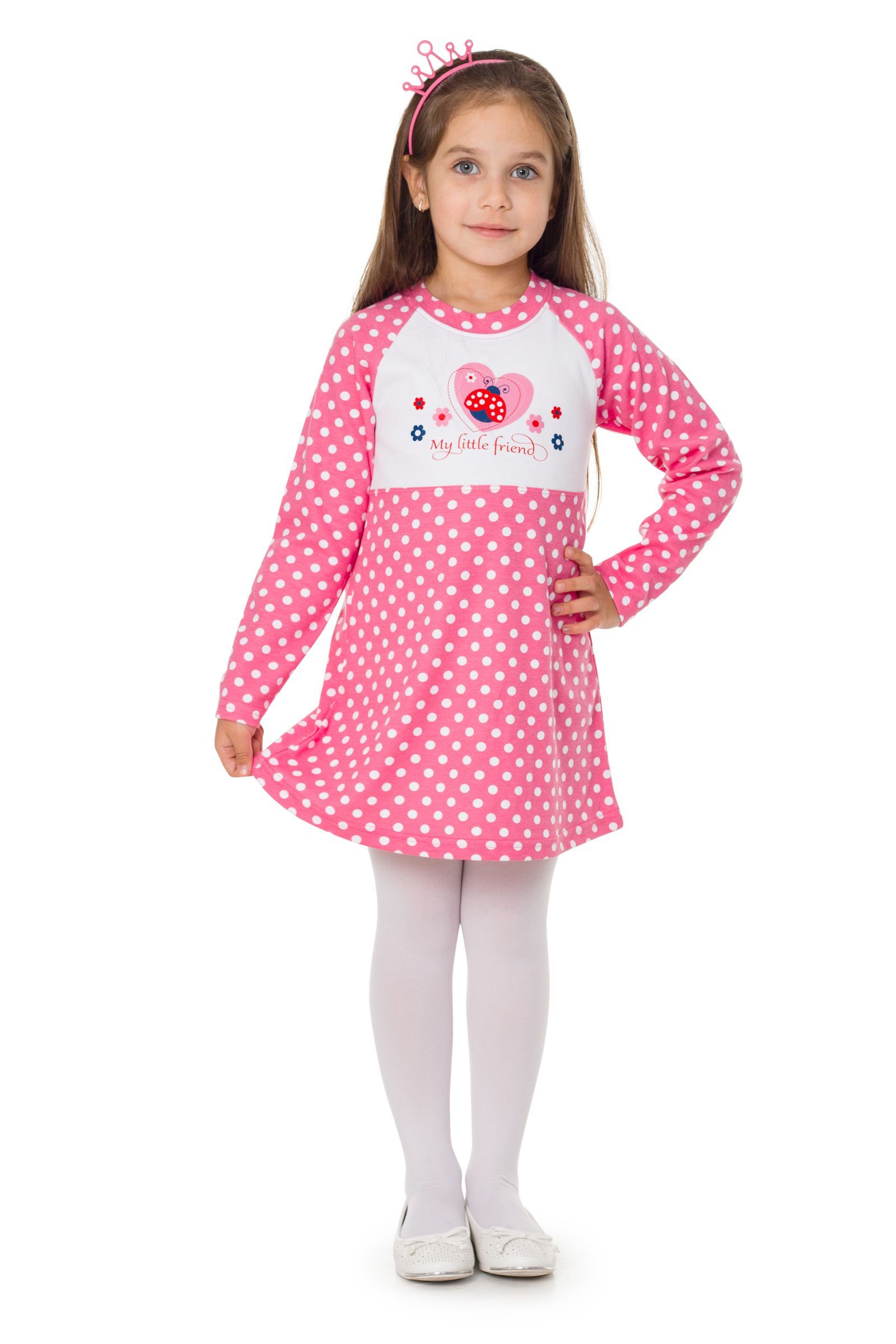 Платье-ПЛ01-2541 оптом от производителя детской одежды 'Алёна'