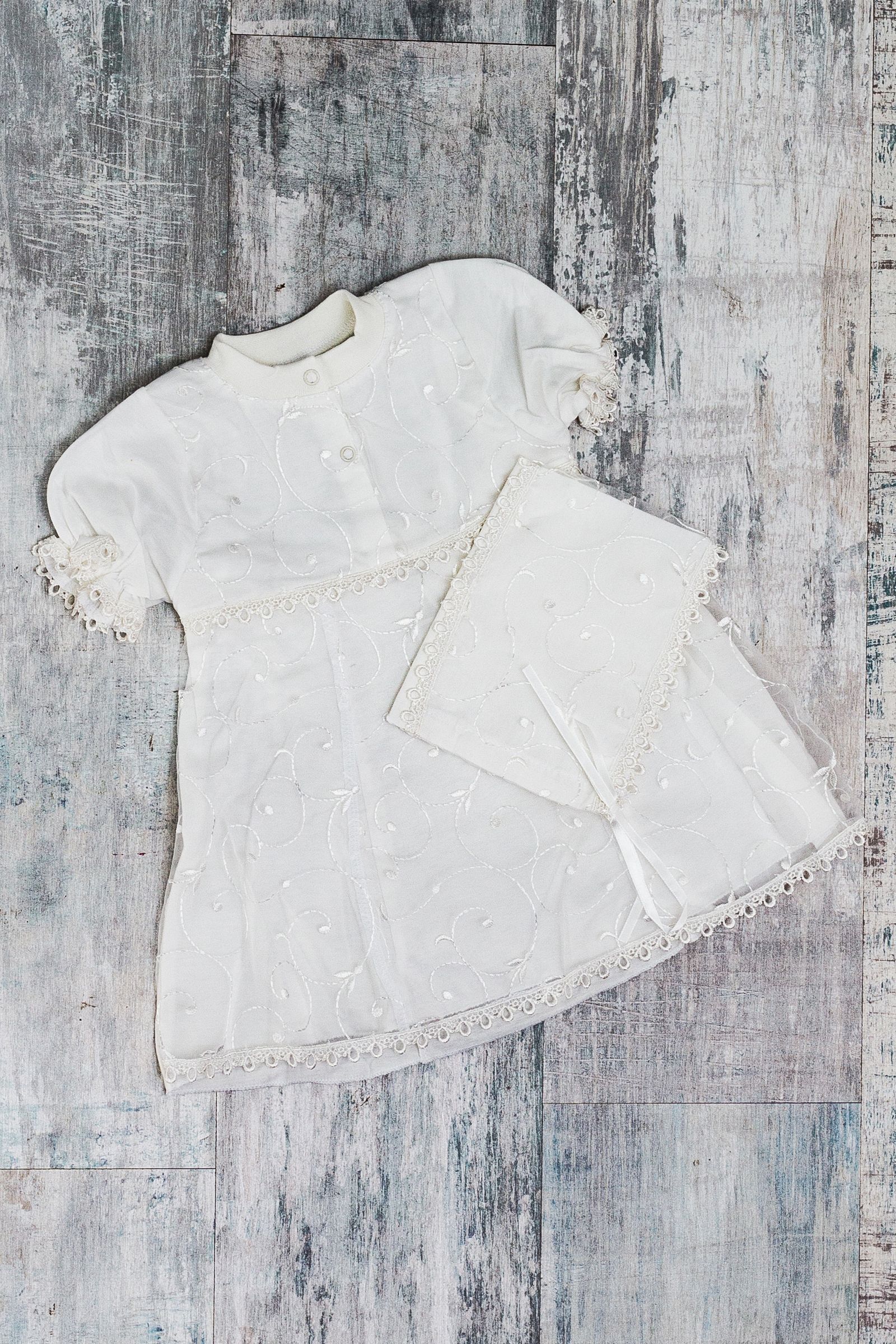 Платье для крещения-ПЛ02-2729 оптом от производителя детской одежды 'Алёна'