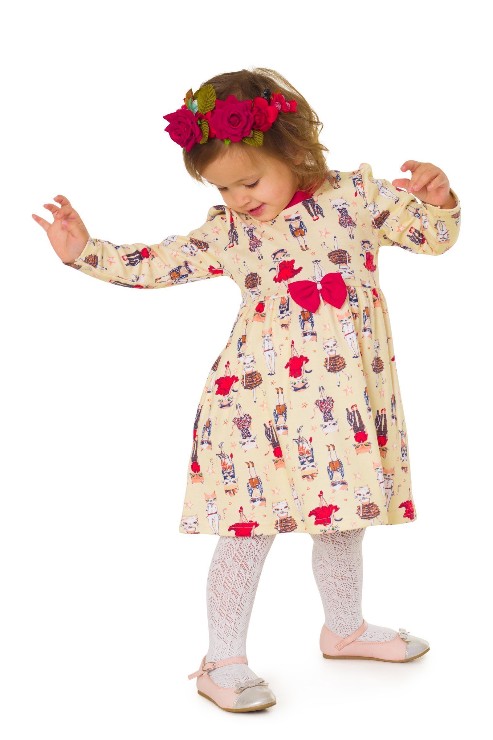 Платье-ПЛ01-2650 оптом от производителя детской одежды 'Алёна'
