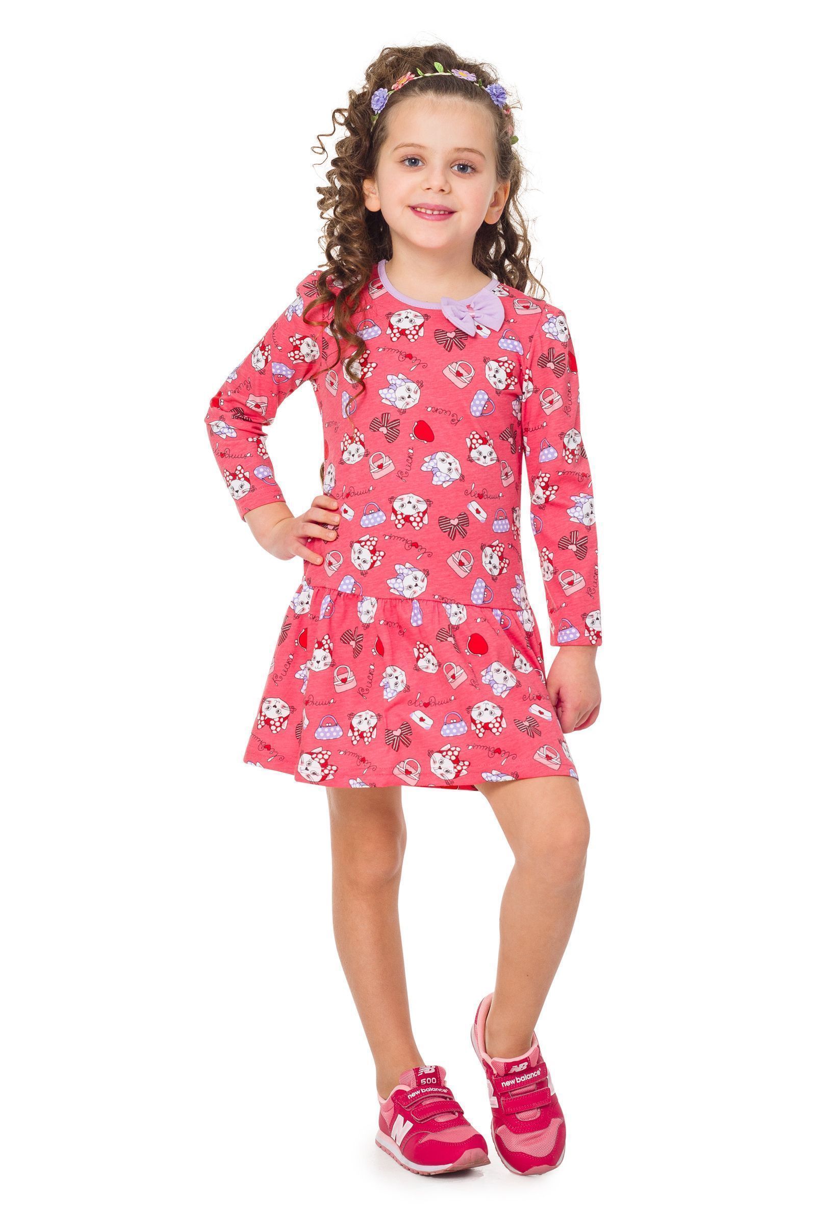Платье-ПЛ02-2670 оптом от производителя детской одежды 'Алёна'