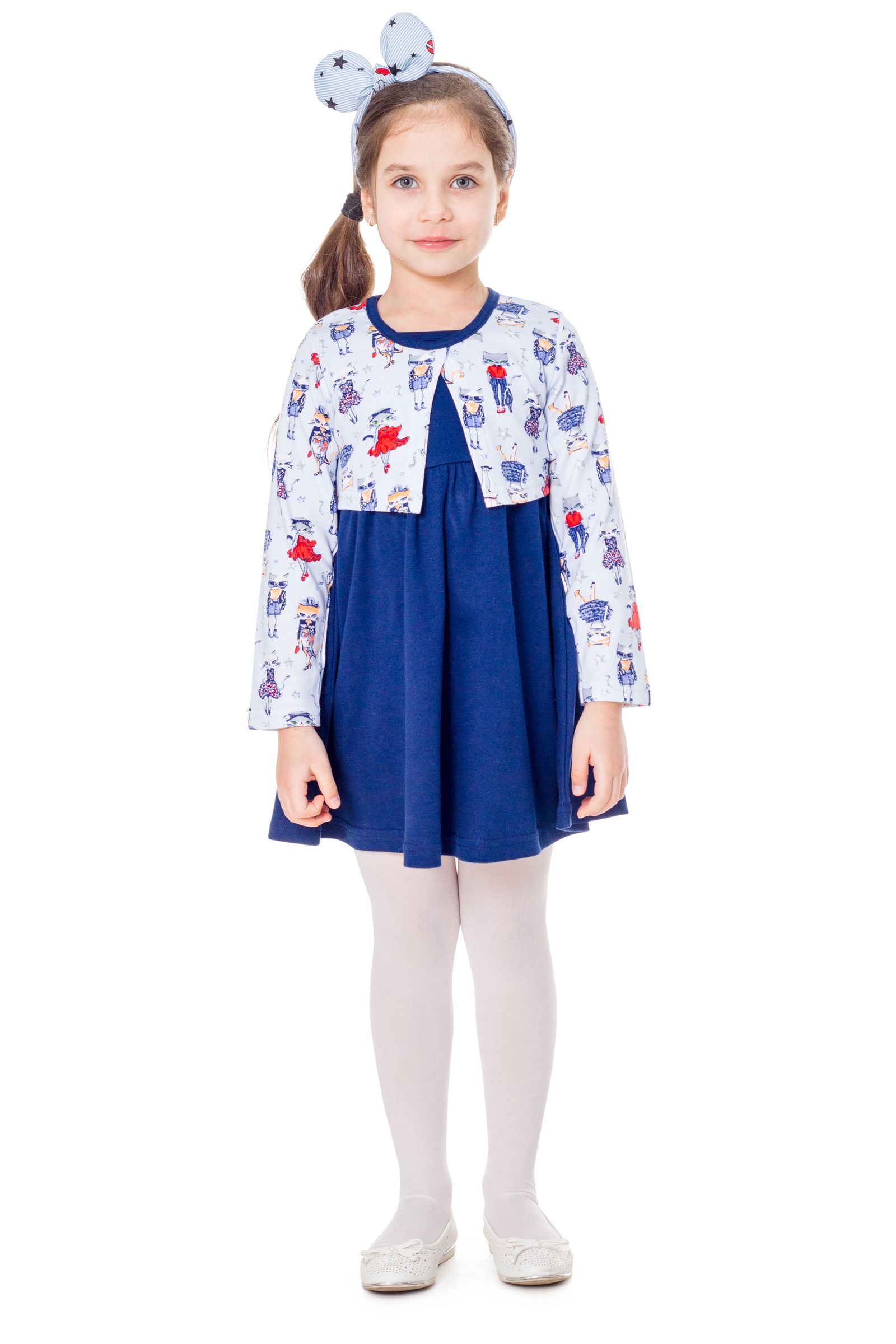 Платье-ПЛ01-2445 оптом от производителя детской одежды 'Алёна'
