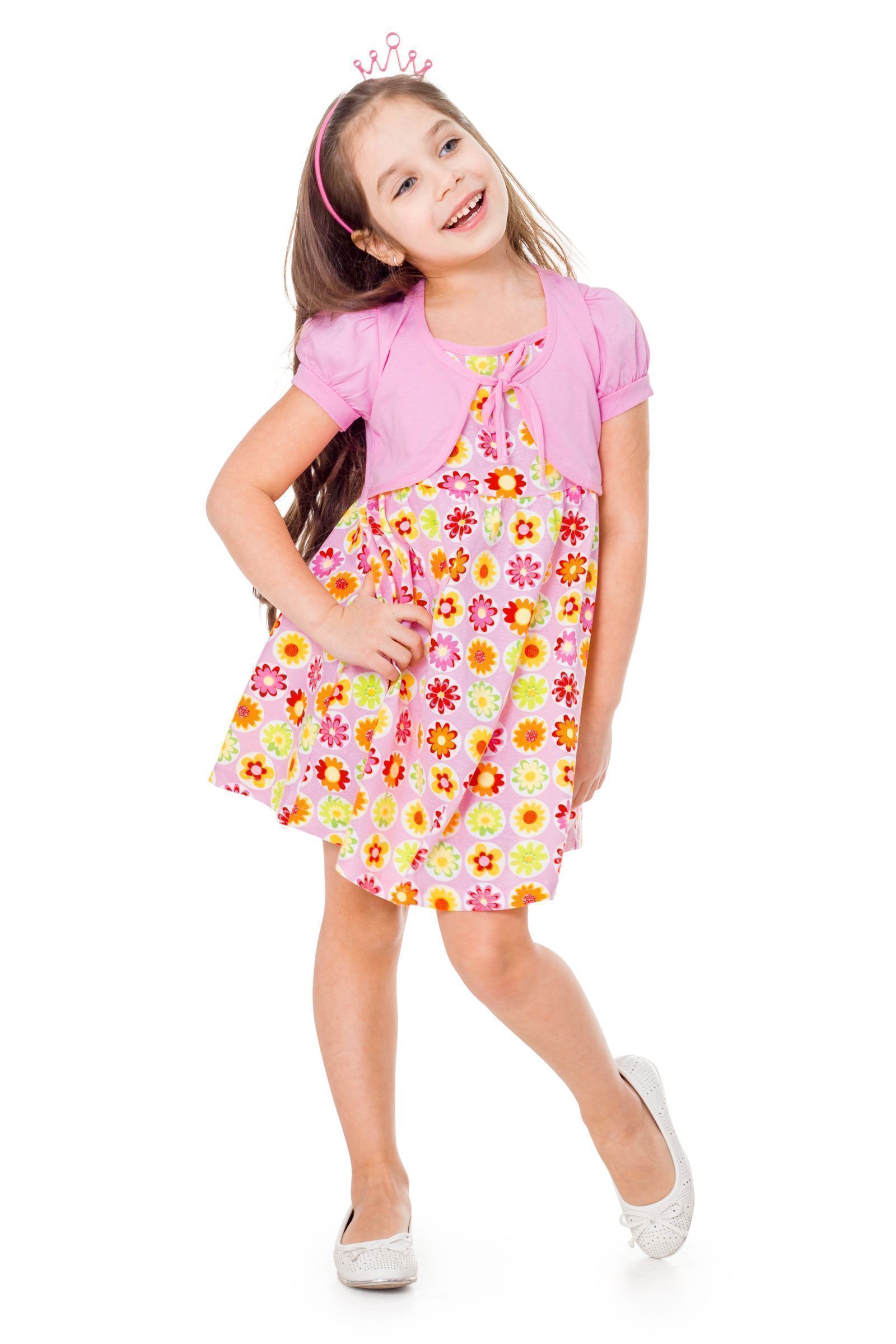 Платье-ПЛ02-2146 оптом от производителя детской одежды 'Алёна'