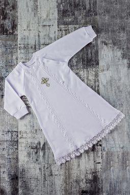 Рубашечка для крещения-РБ01-2732 оптом от производителя детской одежды 'Алёна'