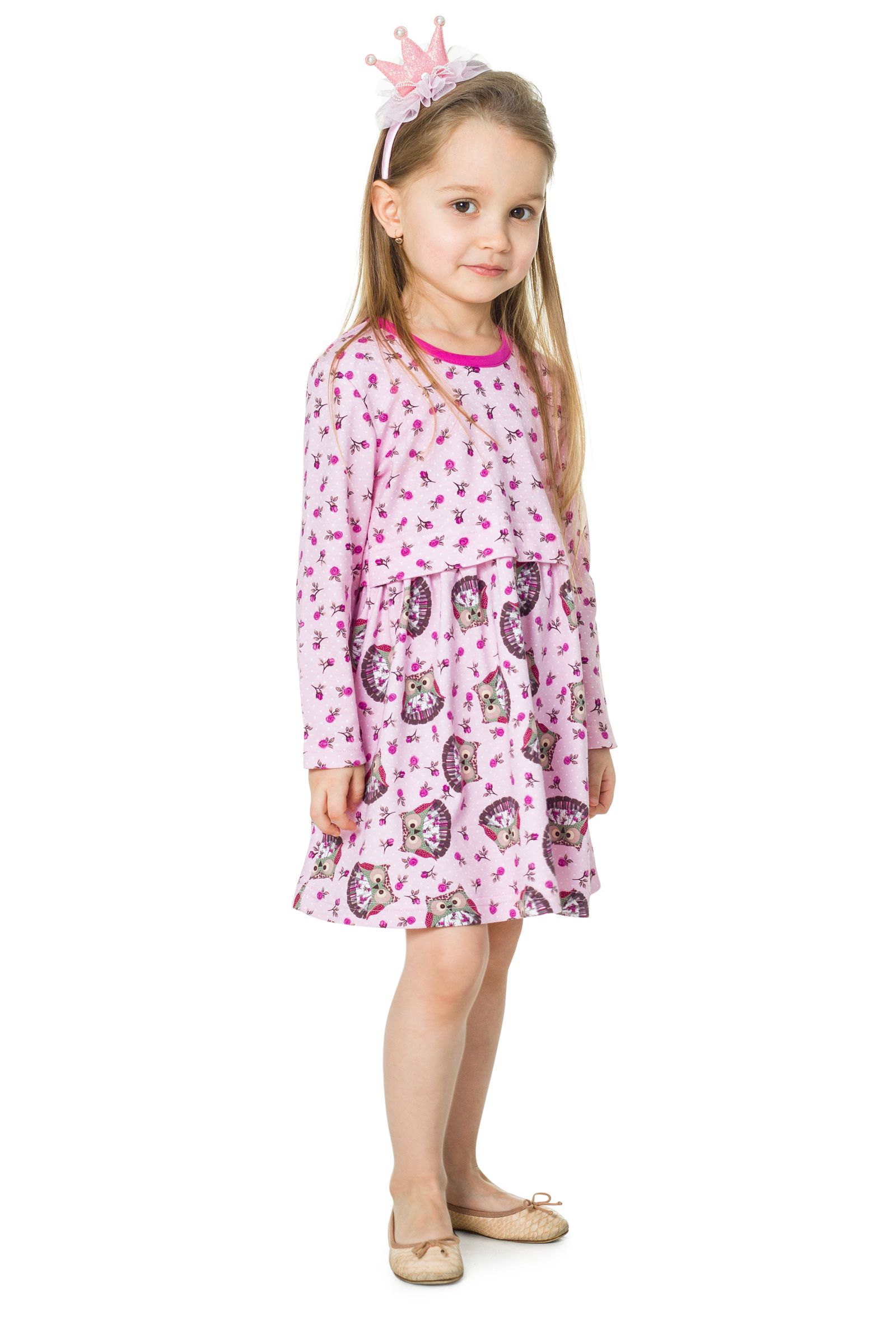 Платье-ПЛ01-2741 оптом от производителя детской одежды 'Алёна'