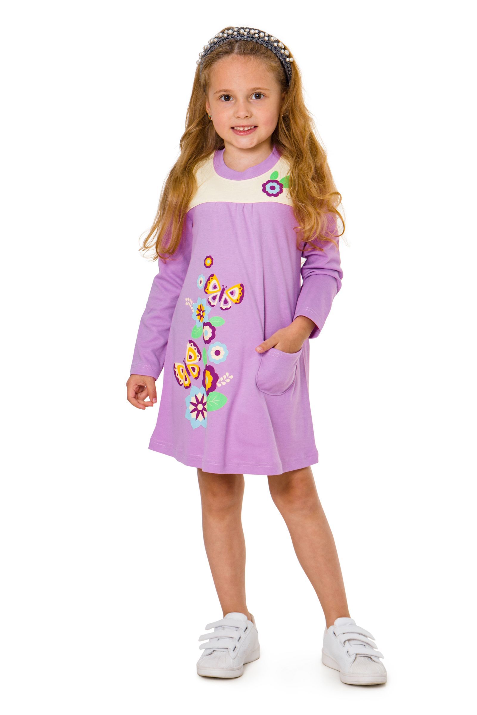 Платье-ПЛ01-2673 оптом от производителя детской одежды 'Алёна'