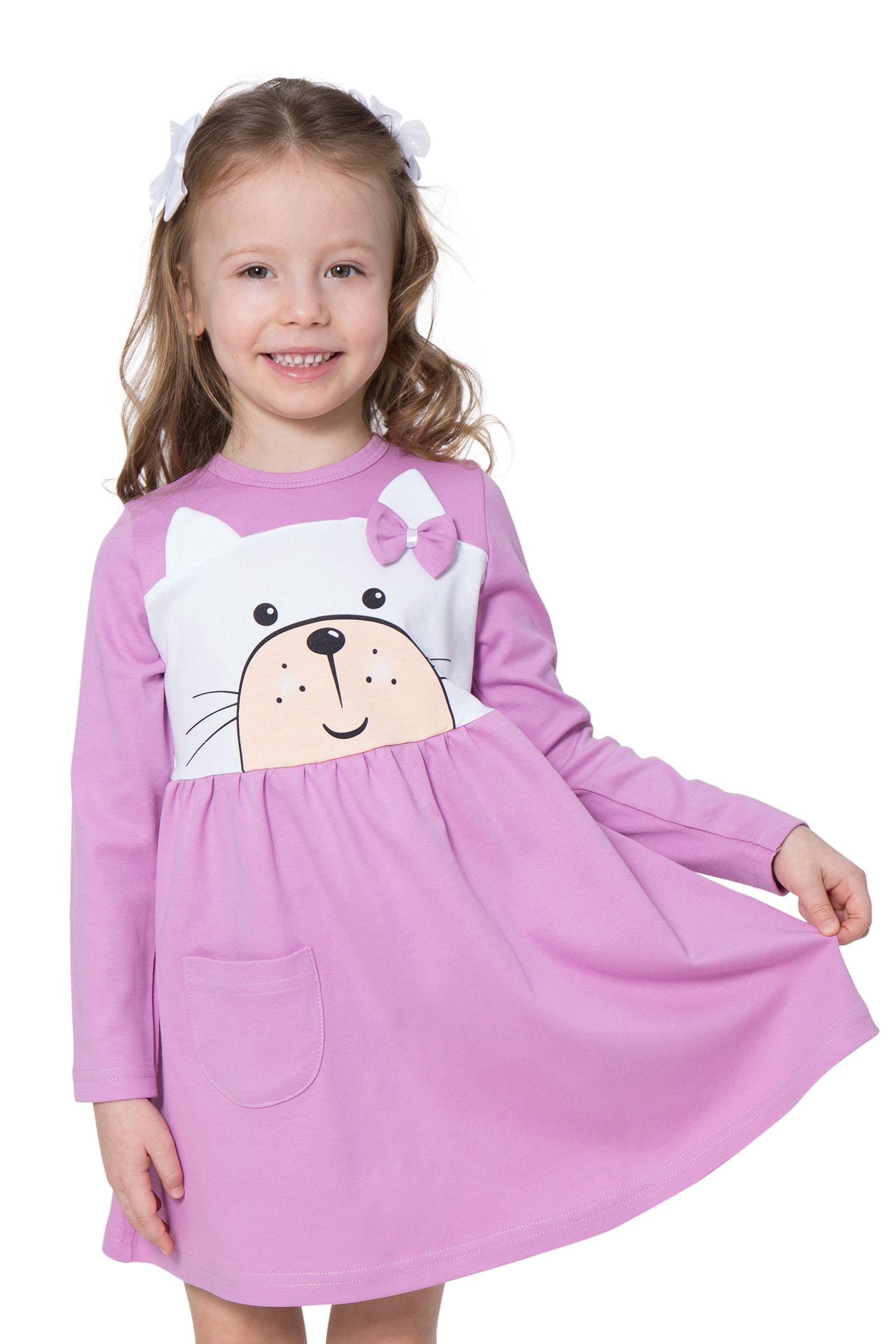 Платье-ПЛ01-3068 оптом от производителя детской одежды 'Алёна'