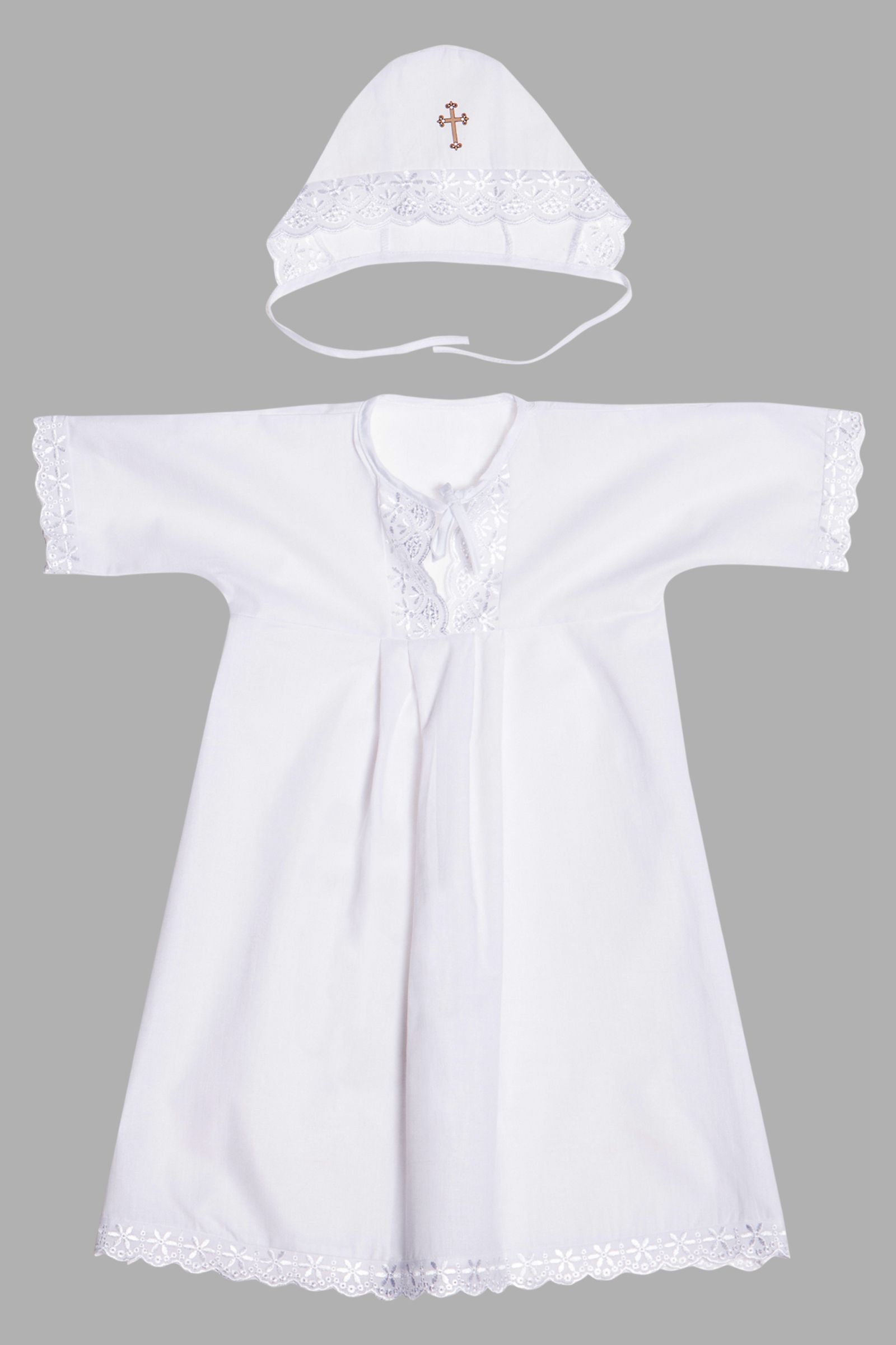 Комплект для крещения-КК14-3057 оптом от производителя детской одежды 'Алёна'