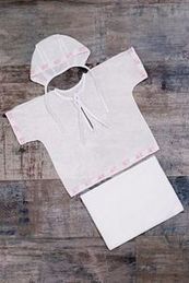 Комплект для крещения-6-927 оптом от производителя детской одежды 'Алёна'