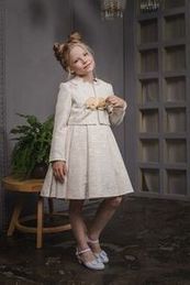Платье с жакетом-КС27-27Т/1 оптом от производителя детской одежды 'Алёна'