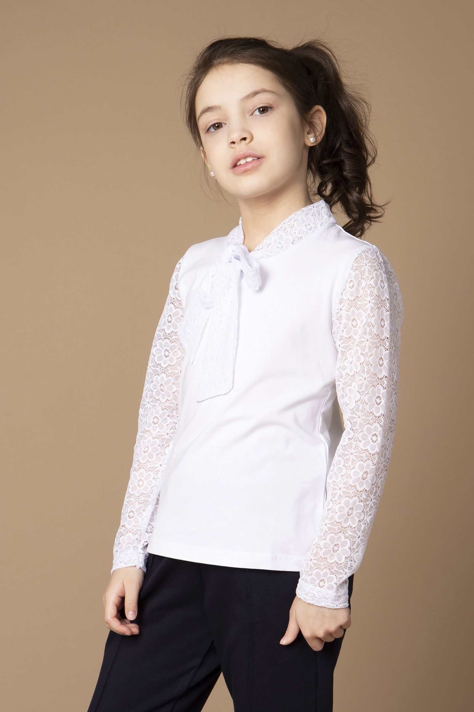 Блузка-ДЖ09-3144 оптом от производителя детской одежды 'Алёна'