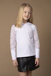 Блузка-ДЖ09-3142 оптом от производителя детской одежды 'Алёна'