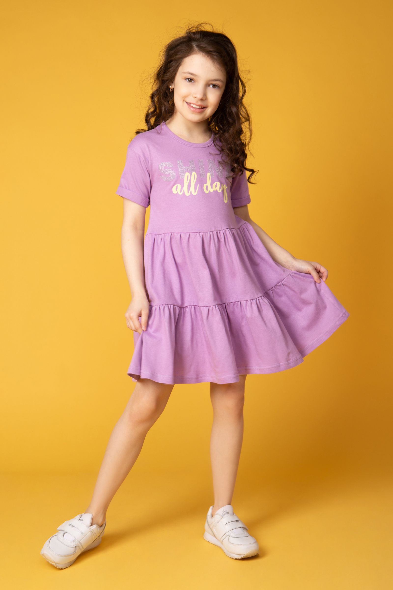 Платье-ПЛ02-4154 оптом от производителя детской одежды 'Алёна'
