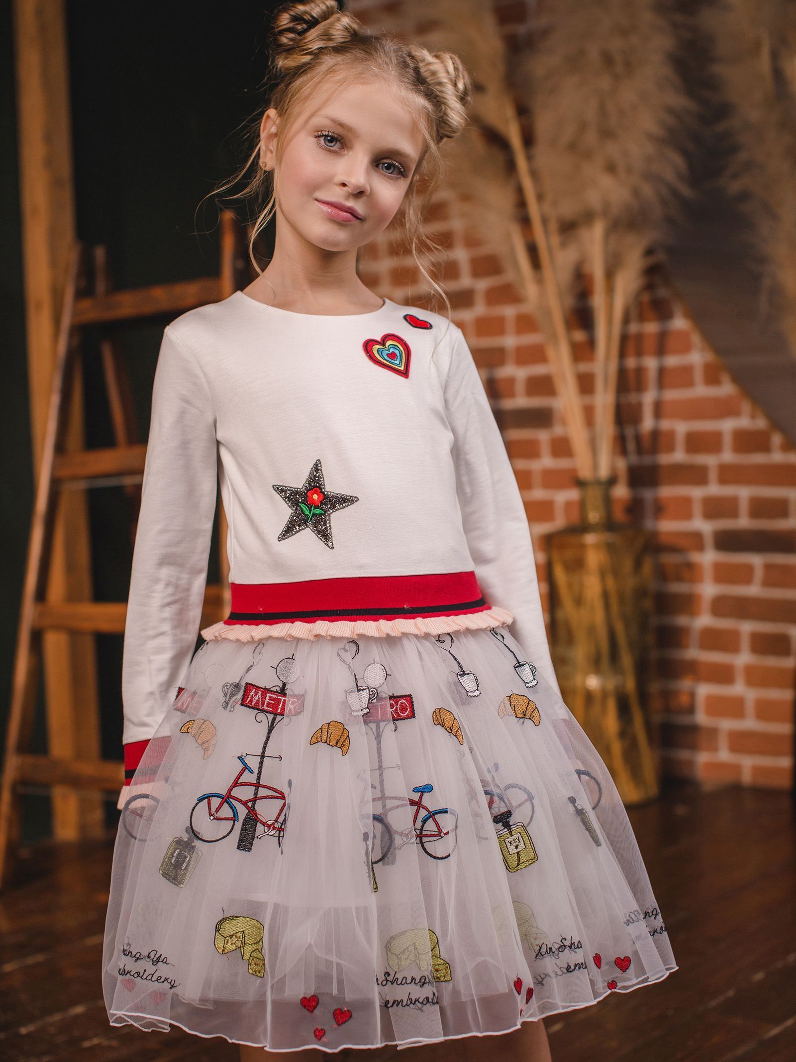 Платье-ПЛ86-40К оптом от производителя детской одежды 'Алёна'