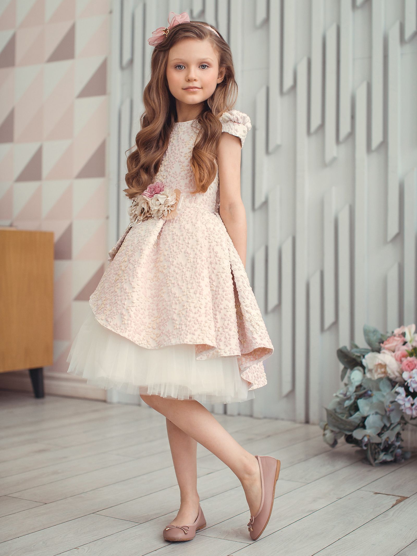 Платье-ПЛ35-12Т оптом от производителя детской одежды 'Алёна'