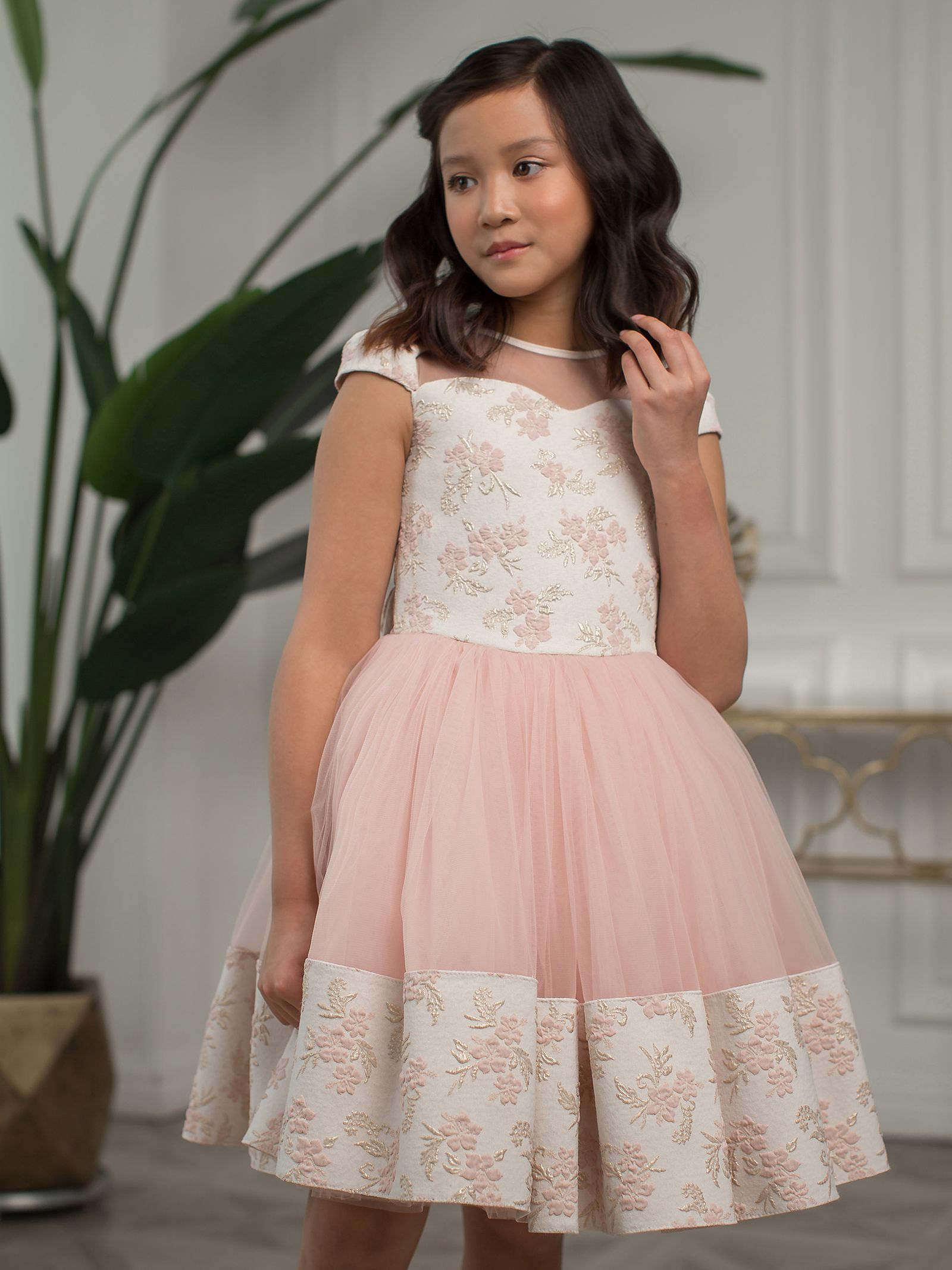 Платье-ПЛ36-42Т оптом от производителя детской одежды 'Алёна'