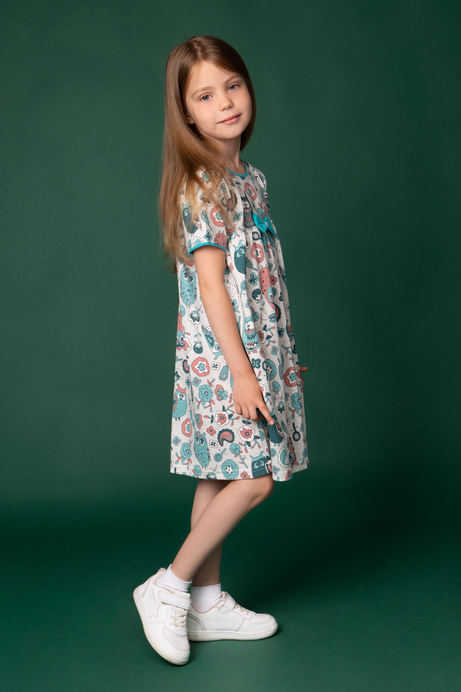 Платье-ПЛ02-3486 оптом от производителя детской одежды 'Алёна'
