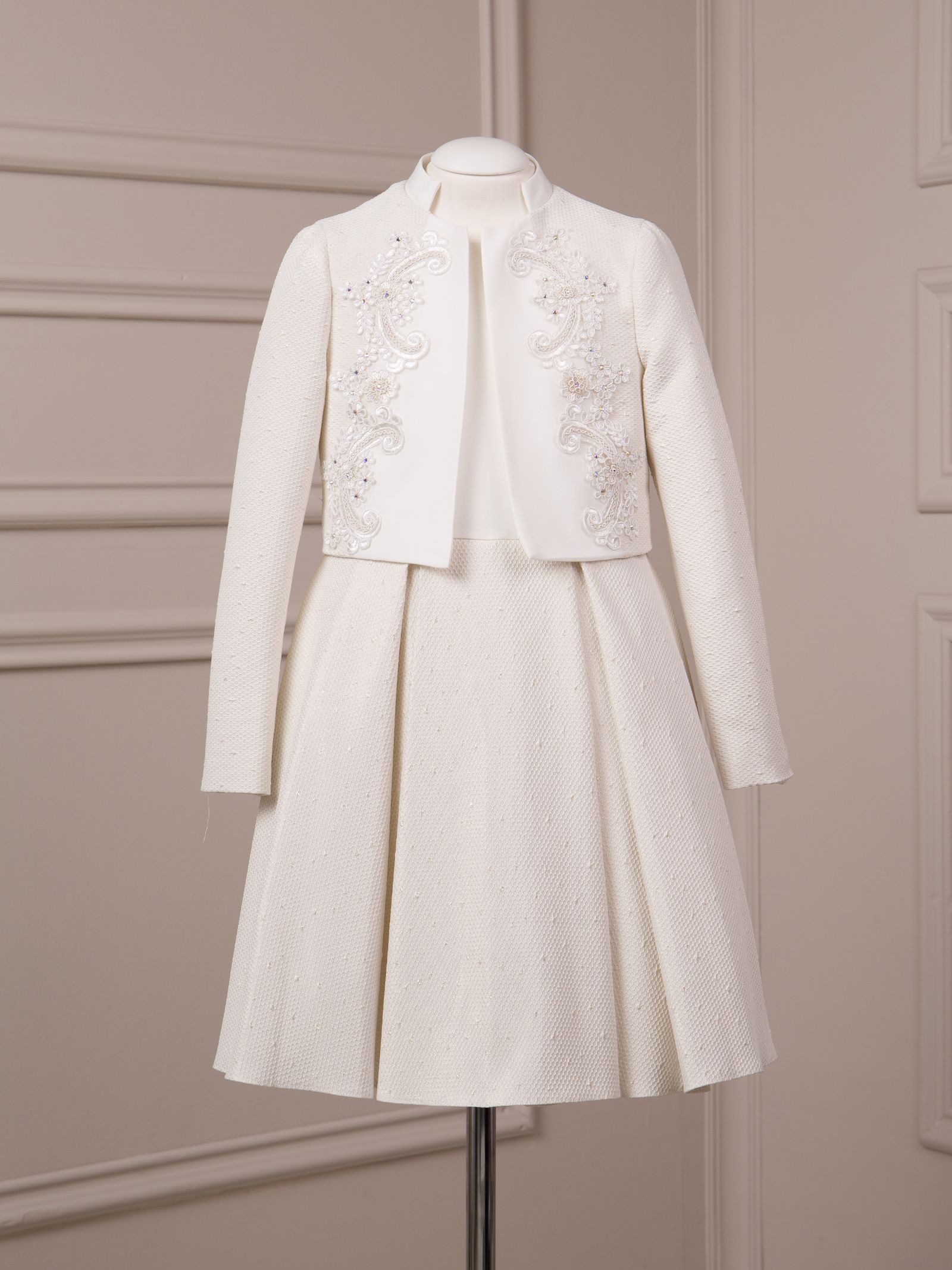 Платье с жакетом-КС62-28т оптом от производителя детской одежды 'Алёна'