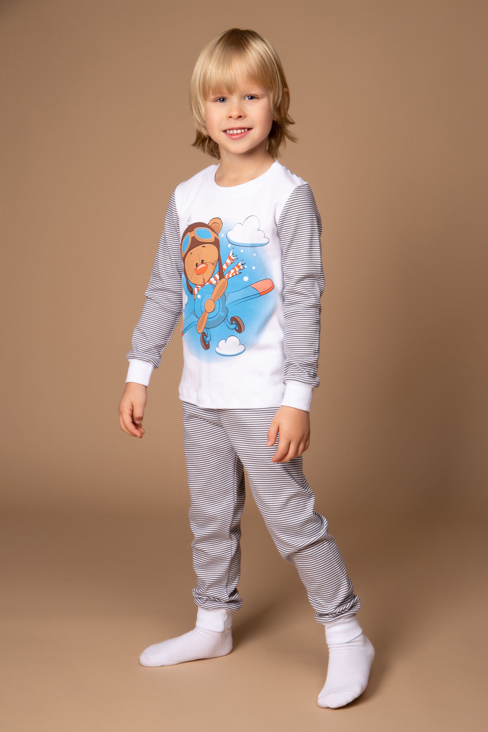 Пижама-ПЖ01-3774 оптом от производителя детской одежды 'Алёна'