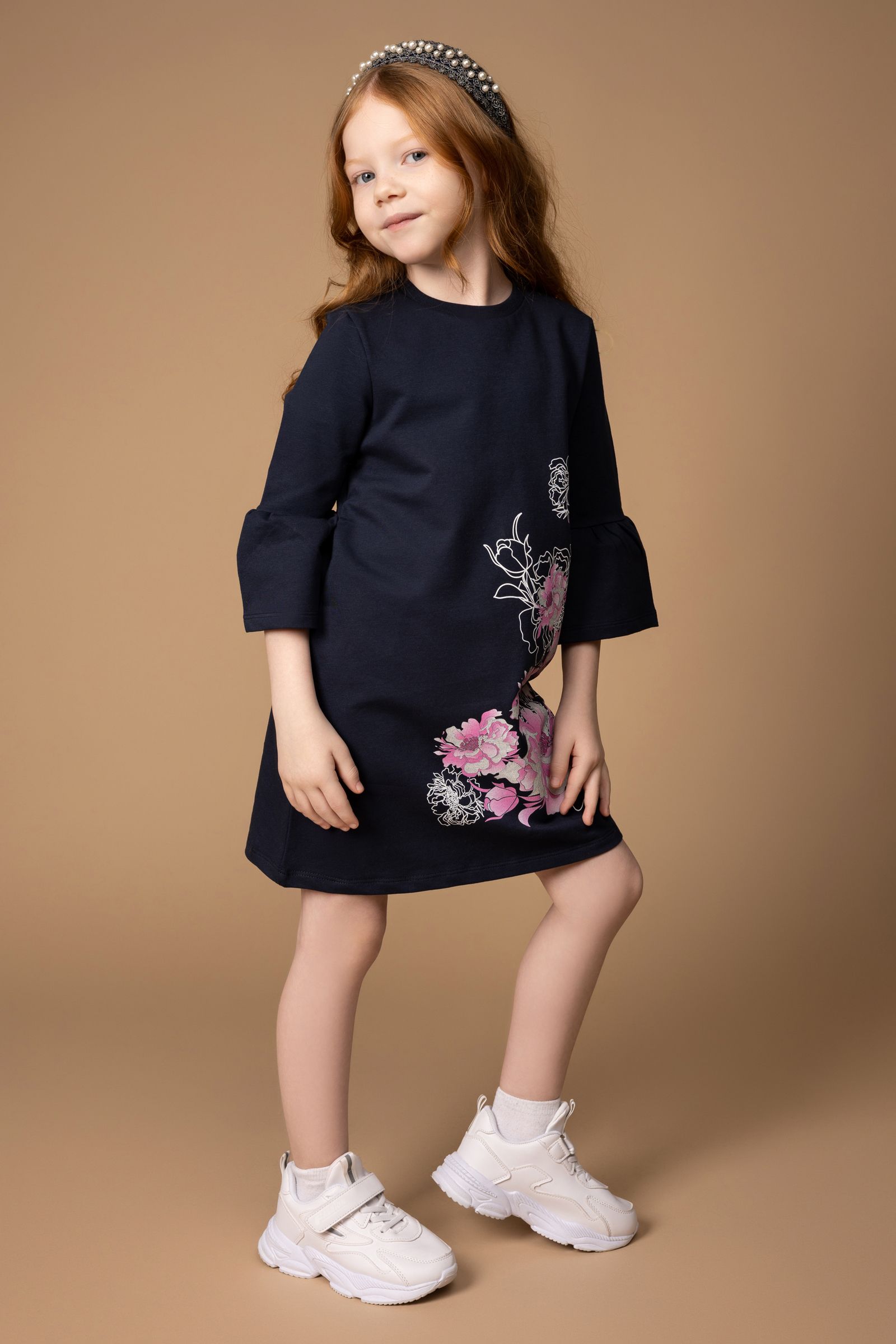 Платье-ПЛ15-4357 оптом от производителя детской одежды 'Алёна'