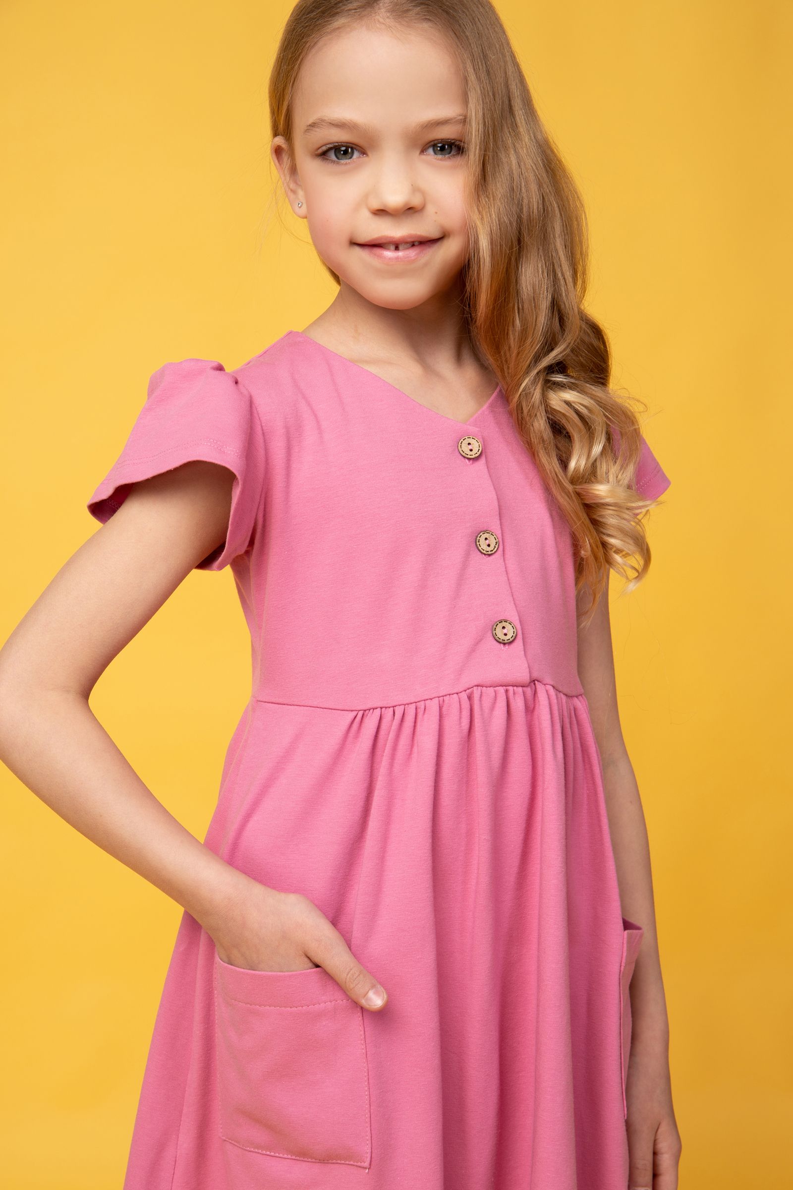 Платье-ПЛ09-4371 оптом от производителя детской одежды 'Алёна'