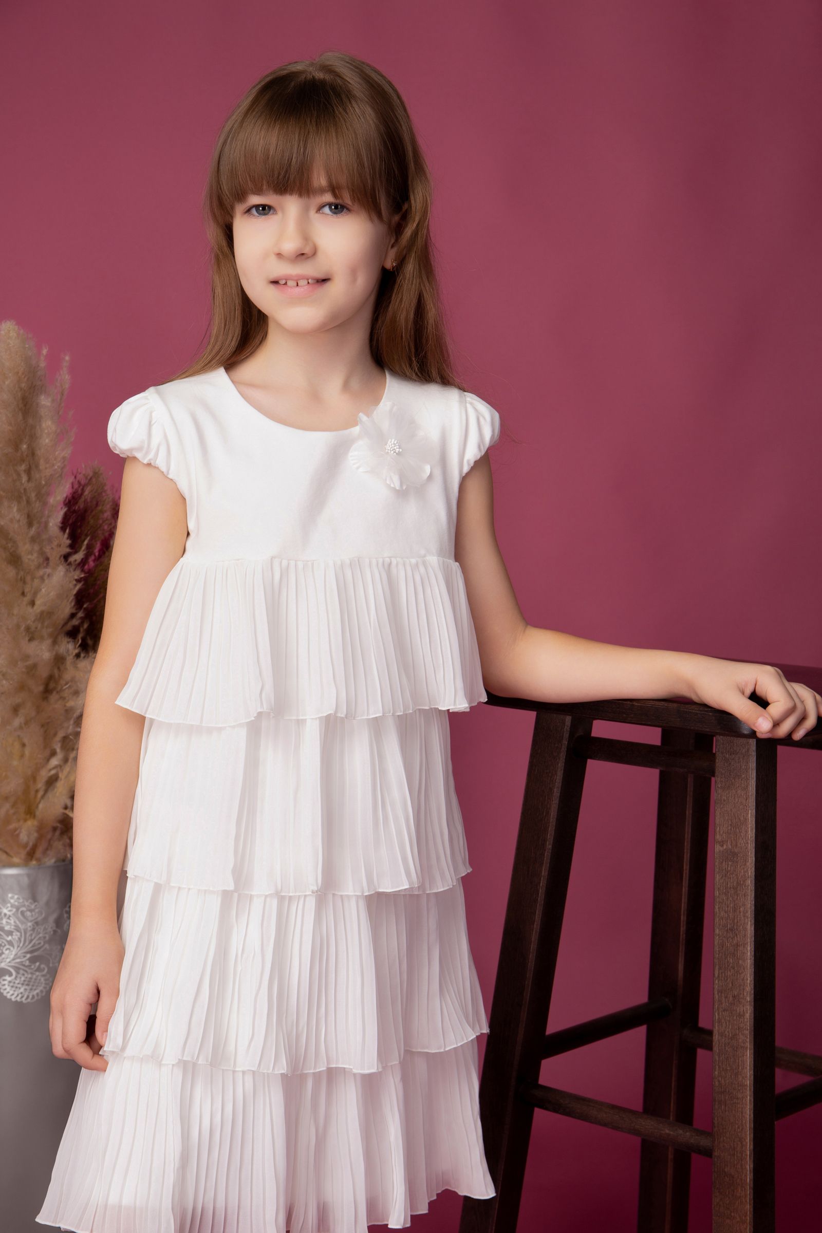 Платье-ПЛ09-4360 оптом от производителя детской одежды 'Алёна'