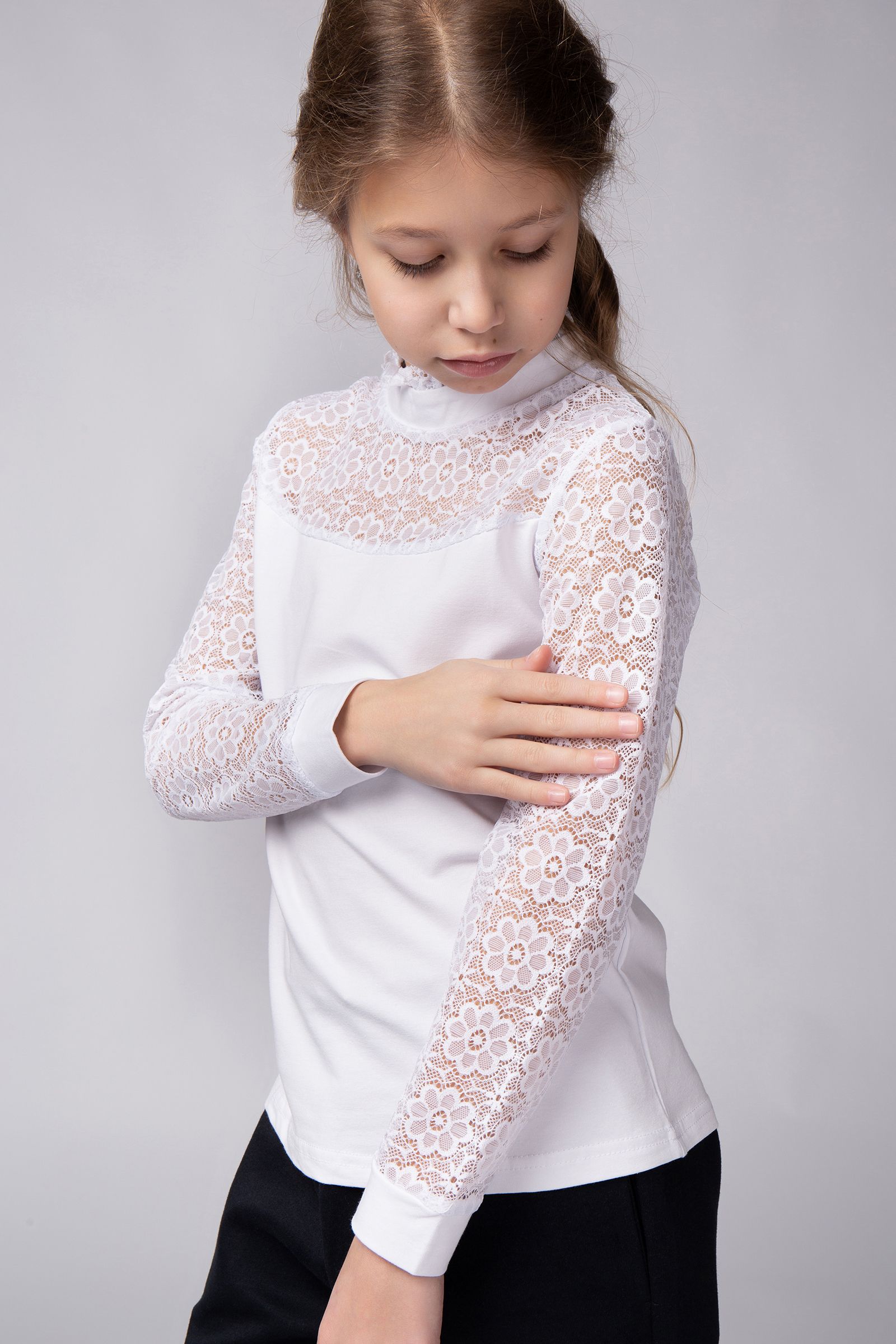 Блузка-ДЖ09-3140 оптом от производителя детской одежды 'Алёна'